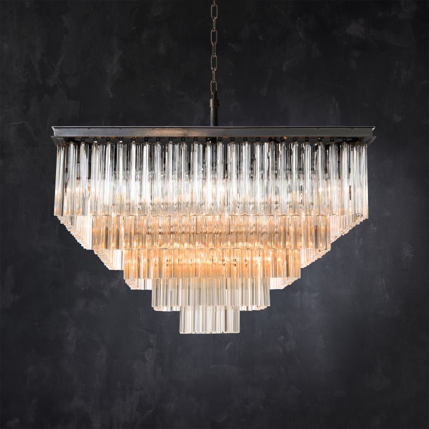 Chelo 5-Tier Square Chandelier