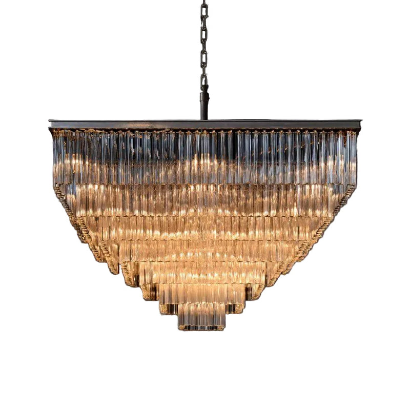Chelo 7-Tier Square Chandelier
