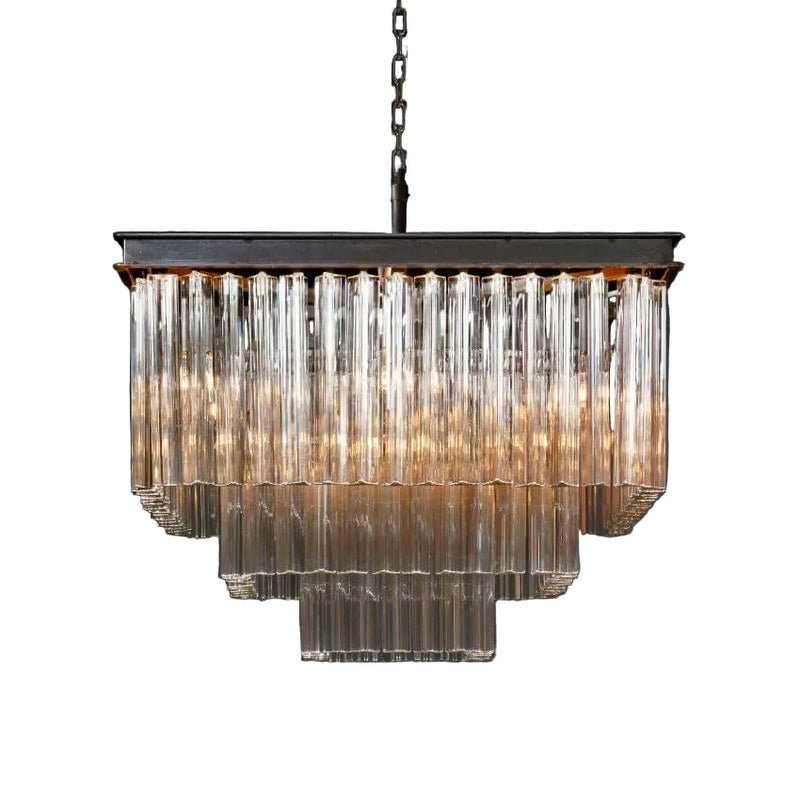 Chelo 3-Tier Square Chandelier