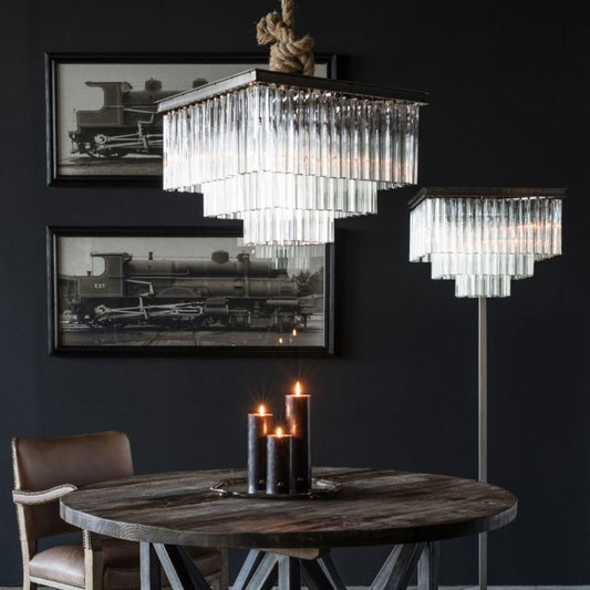 Chelo 3-Tier Square Chandelier