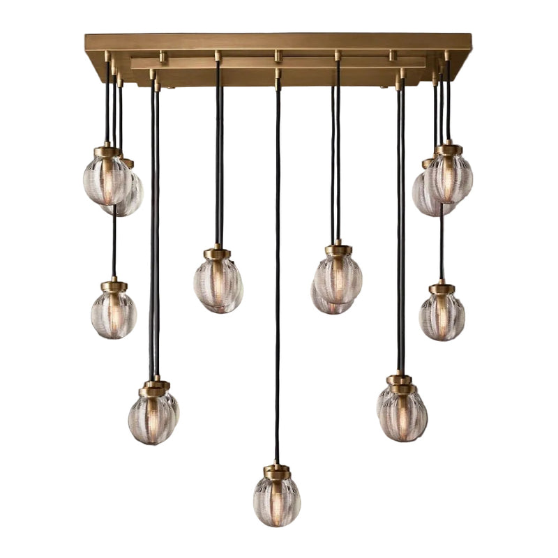 Pearl Rectangle Chandelier 36"