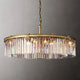 Ryan Round Triangular Crystal Chandelier 43"D