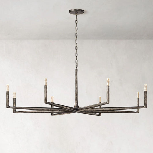 Avarit Forged Round Chandelier 72''