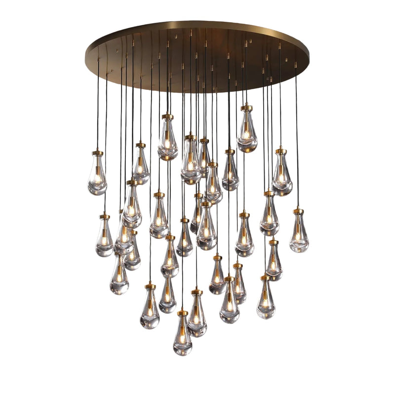 Raindrop Round Chandelier 60''