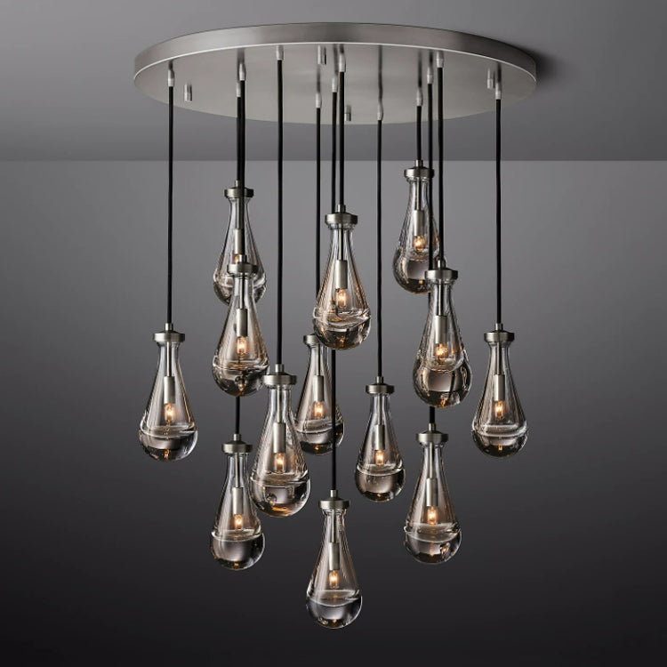 Raindrop Round Chandelier 36''