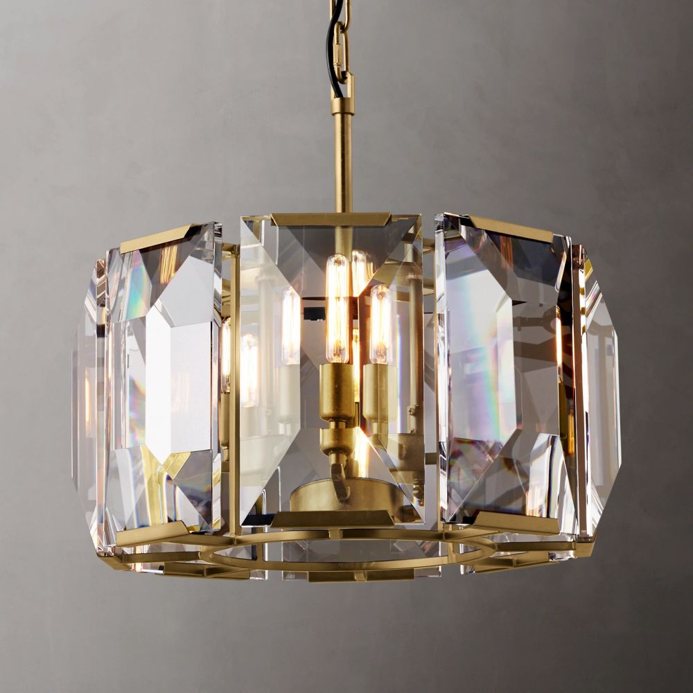 Harley Crystal Round Chandelier 19''