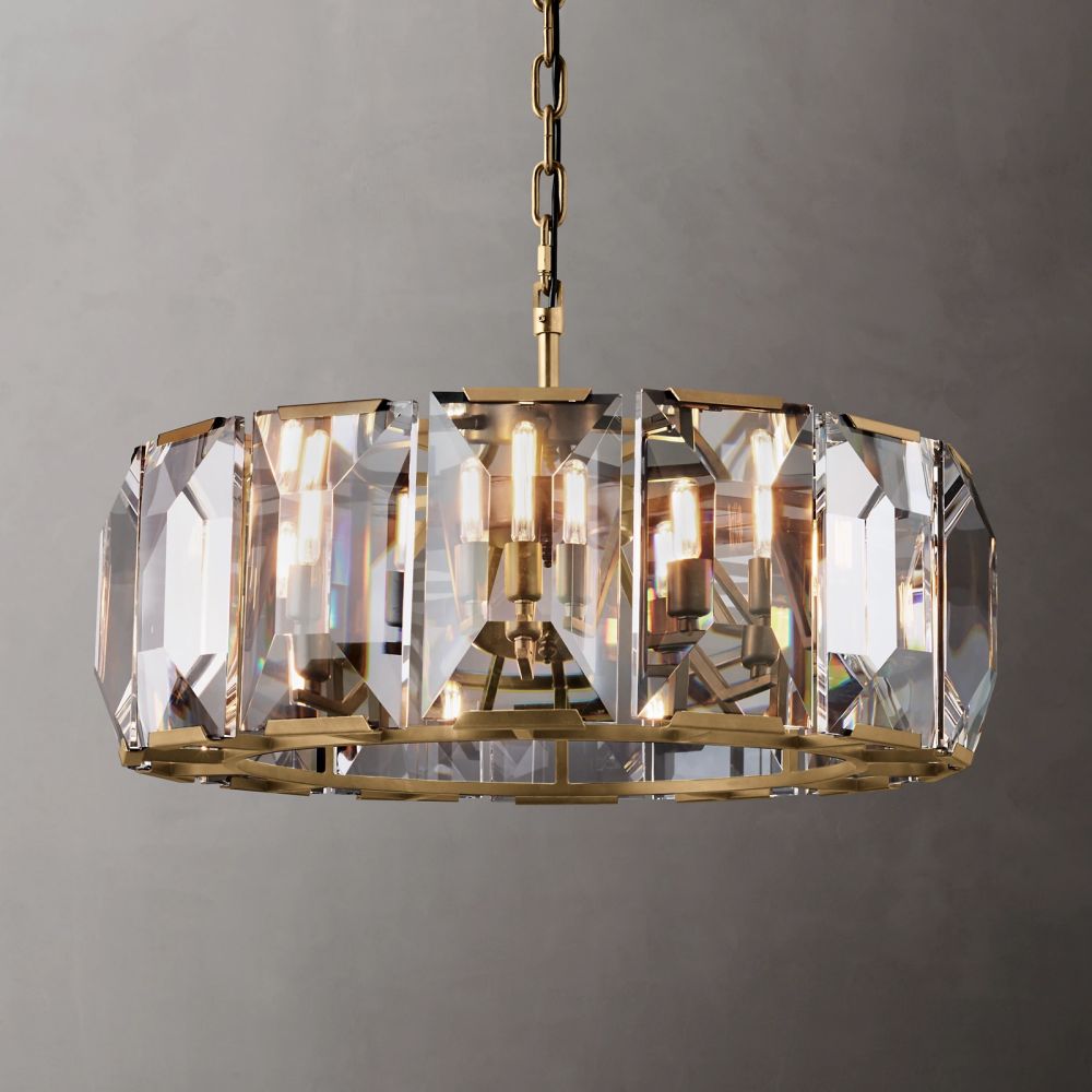 Harley Crystal Round Chandelier 31''
