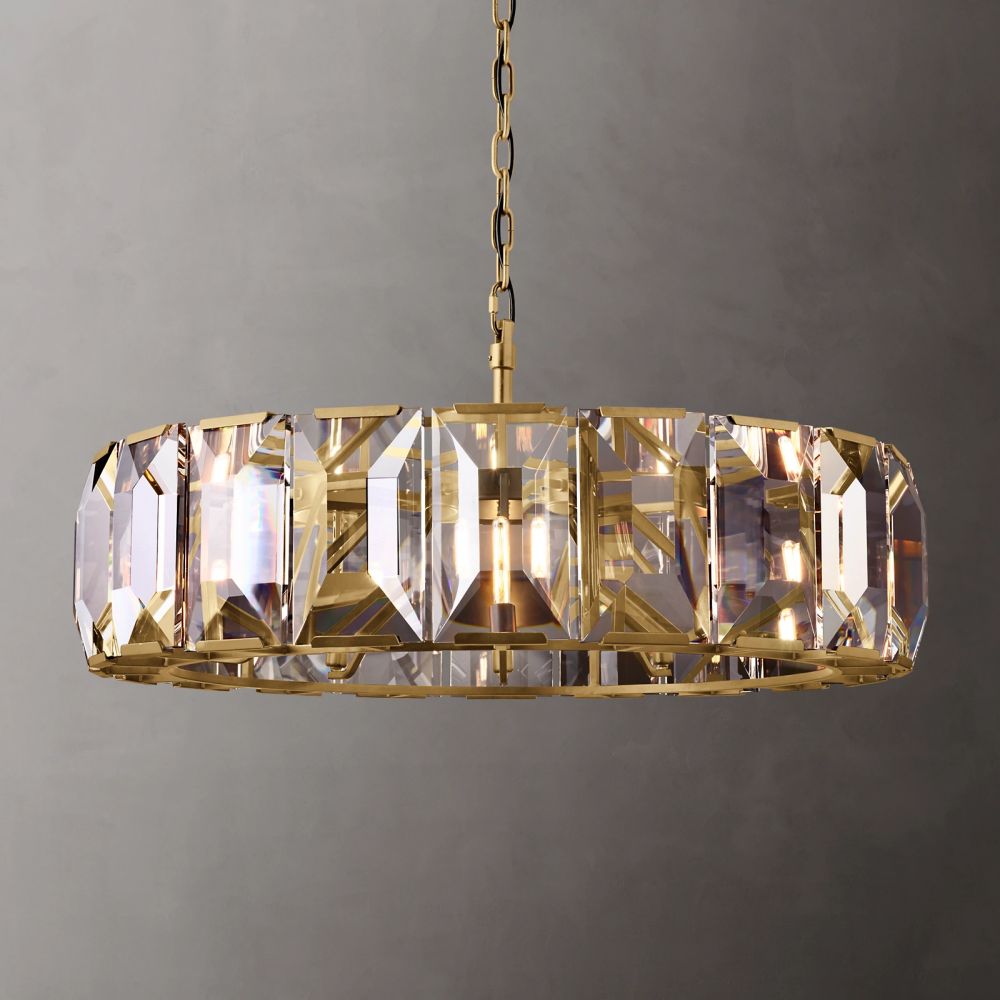 Harley Crystal Round Chandelier 43''