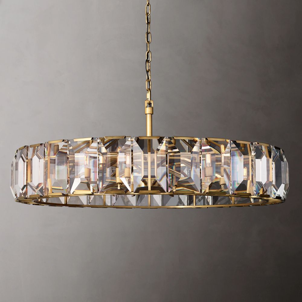 Harley Crystal Round Chandelier 60''