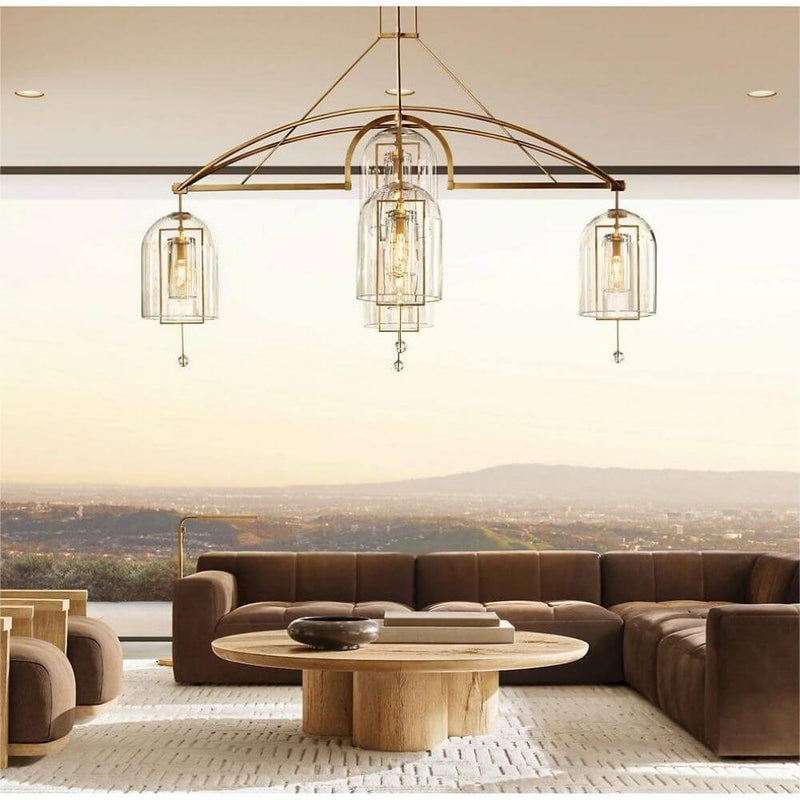 Fulcra Round Chandelier 61''
