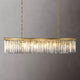 Ryan Rectangle Triangular Crystal Chandelier 49"W