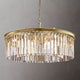 Ryan Round Triangular Crystal Chandelier 32"D