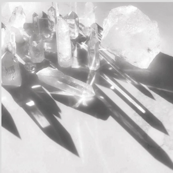 Natural Crystal Bedside Swallow Lamp 3.94 in