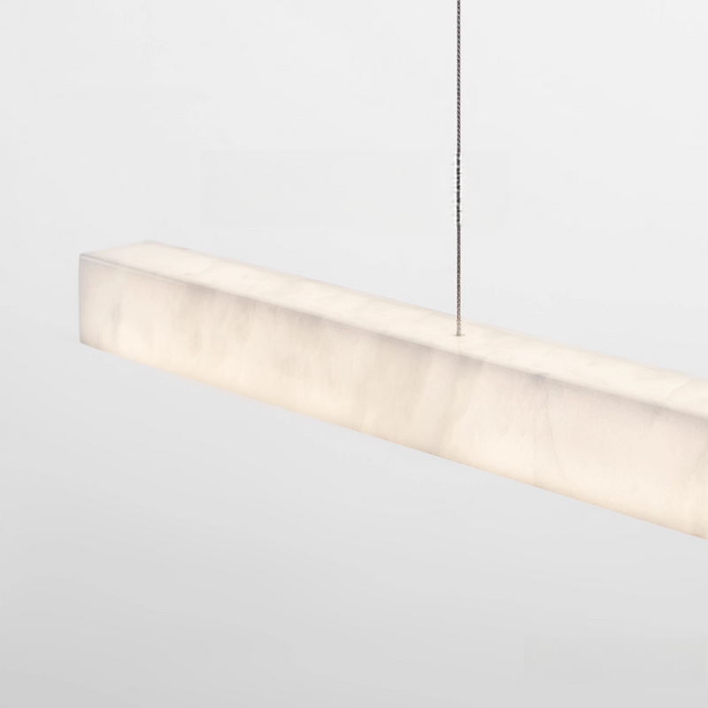 Spanish marble and natural crystal dining room chandelier, 39.37in, 47.25in, 55.12in, 63in.