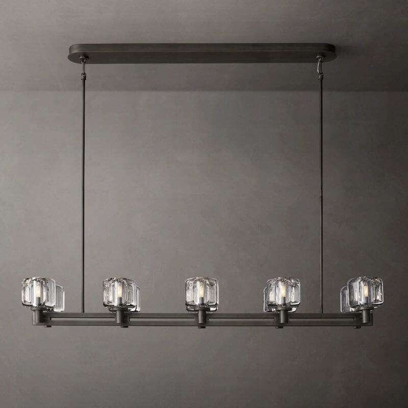 Sebendek Double Linear Chandelier 54''