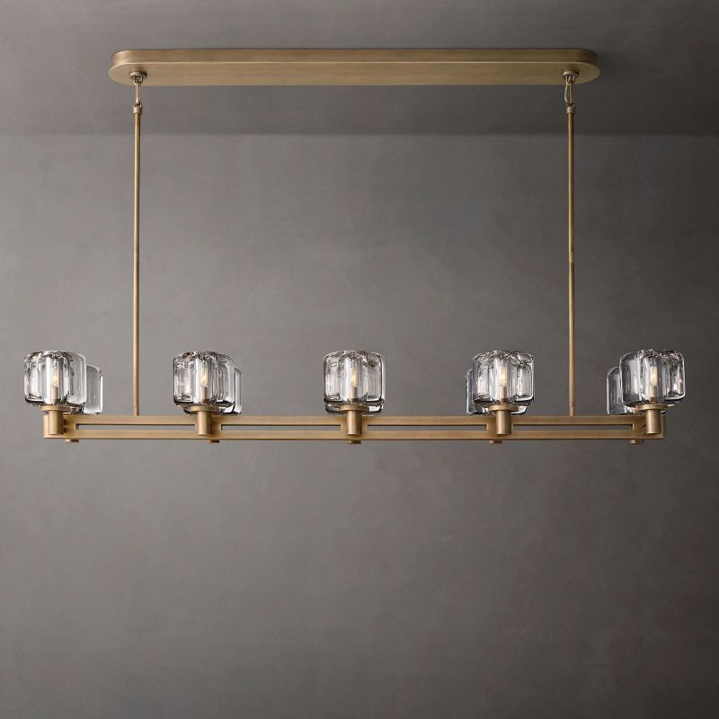 Sebendek Double Linear Chandelier 54''