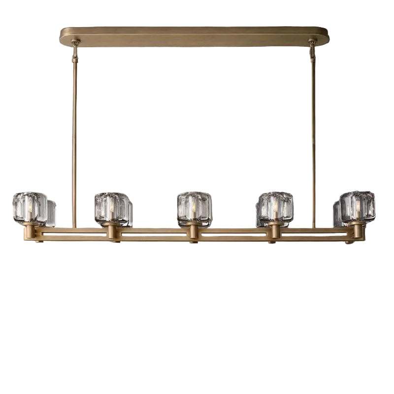Sebendek Double Linear Chandelier 54''