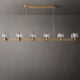 Sebendek Double Linear Chandelier 72''