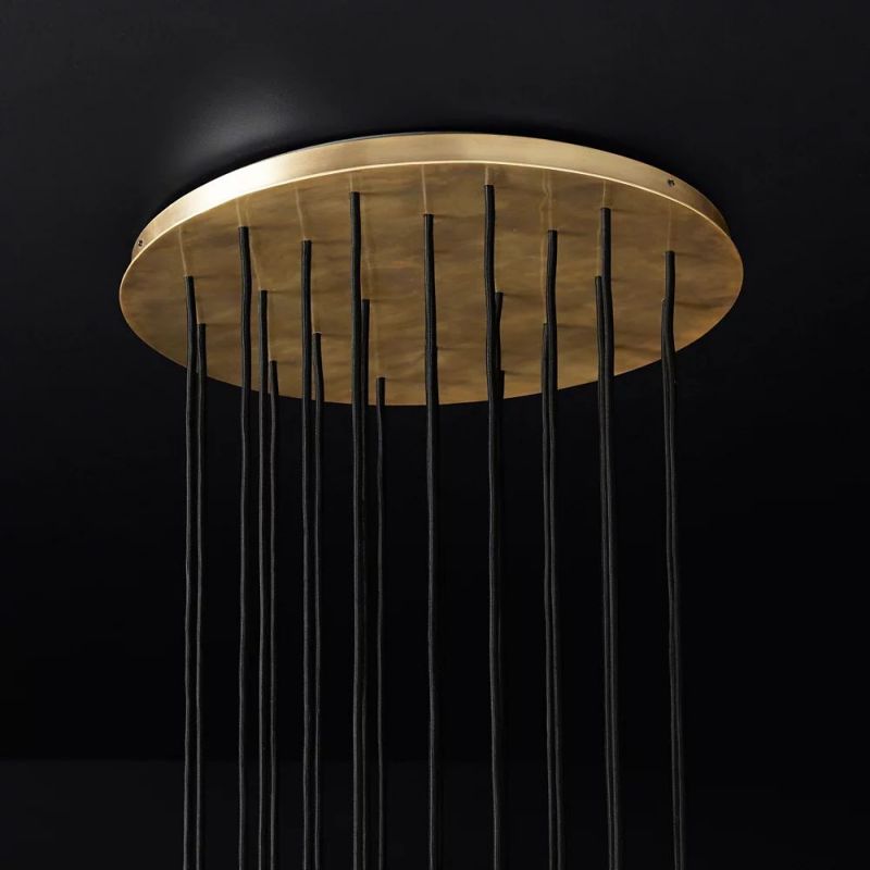 Crespo Round Cluster Chandelier 40''