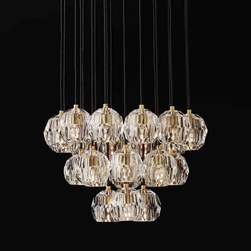 Crespo Round Cluster Chandelier 24''