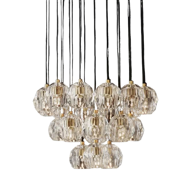 Crespo Round Cluster Chandelier 24''