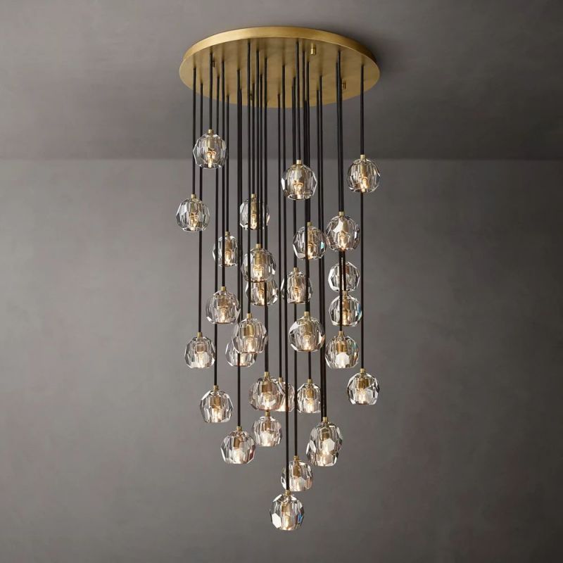 Crespo Round Cluster Chandelier 30''