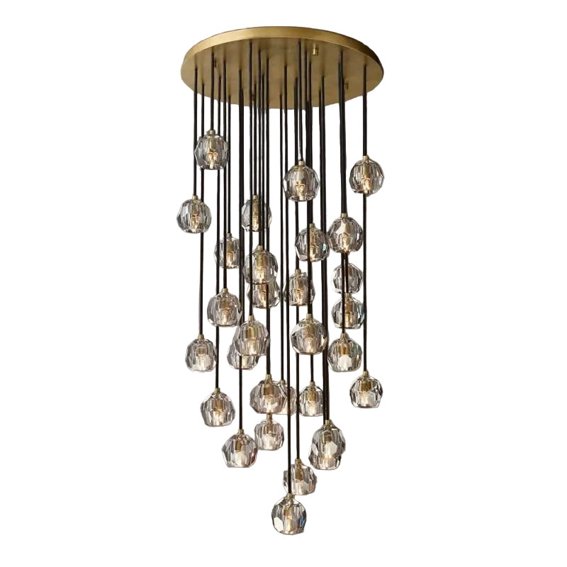 Crespo Round Cluster Chandelier 30''