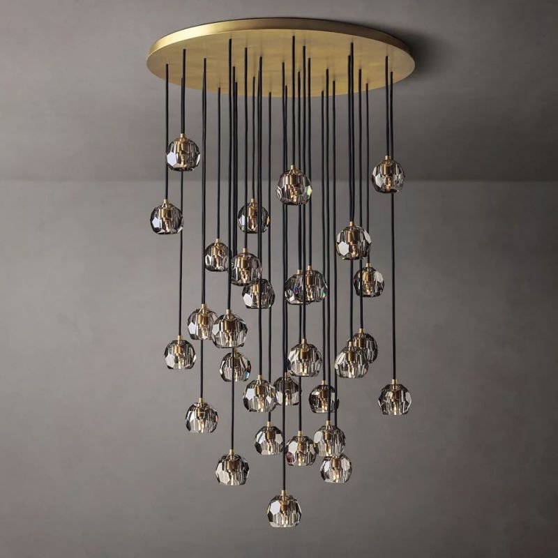 Crespo Round Cluster Chandelier 40''