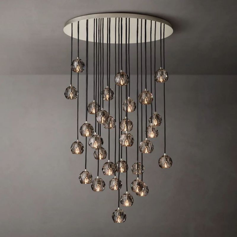 Crespo Round Cluster Chandelier 40''