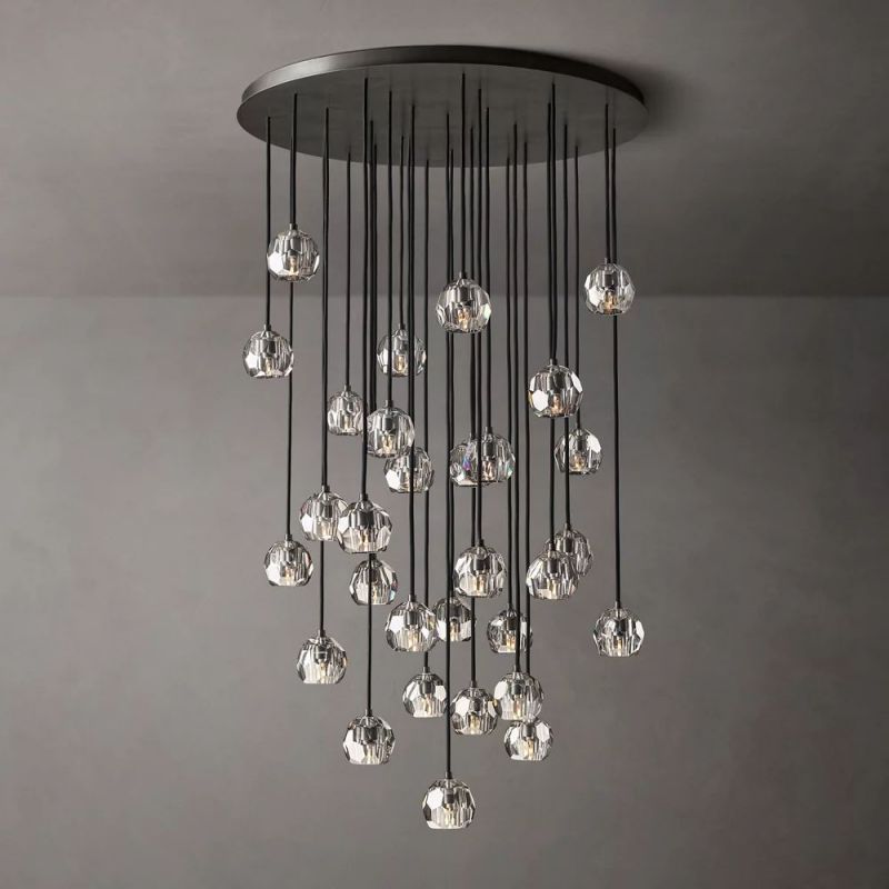 Crespo Round Cluster Chandelier 40''