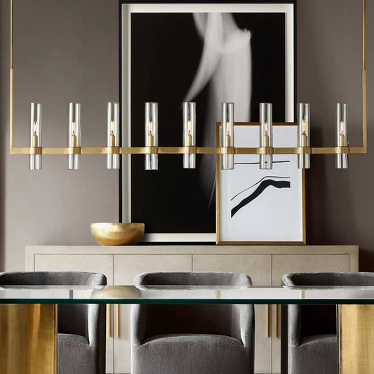 Sisyphus Linear Chandelier 71''W