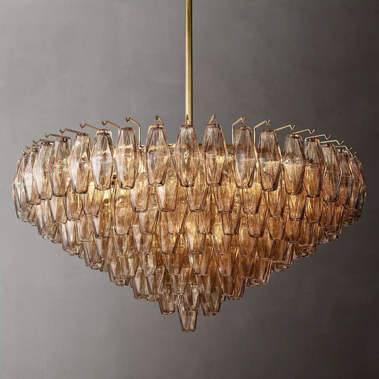 Tara Round Tiered Chandelier 37''D
