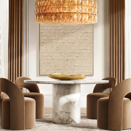 Tara Round Chandelier 37''D
