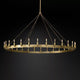 Camilo Vintage Filament Round Chandelier 63''D