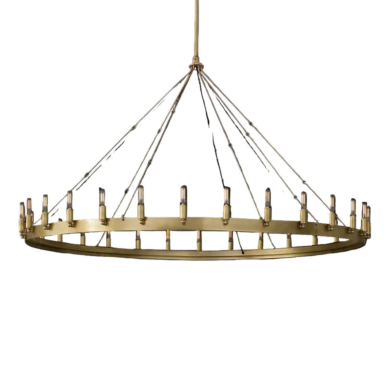 Camilo Vintage Filament Round Chandelier 63''D