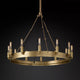 Camilo Vintage Filament Round Chandelier 26''D