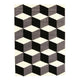 Dimension Cube Hand-Tufted Indian Wool Rug