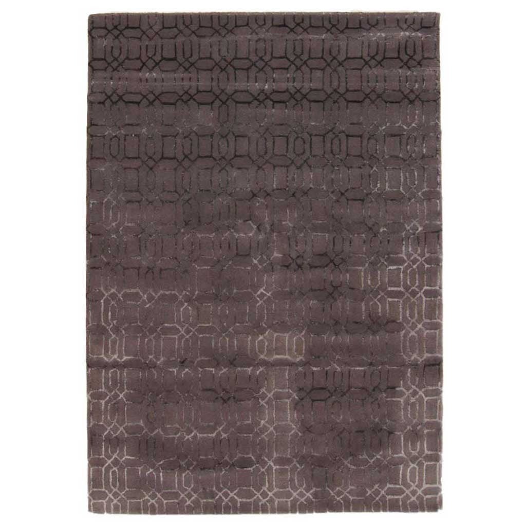 Urban Mosaic Hand-Tufted Indian Wool Rug