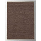 Espresso Diamond Hand-Woven Pure Wool Rug