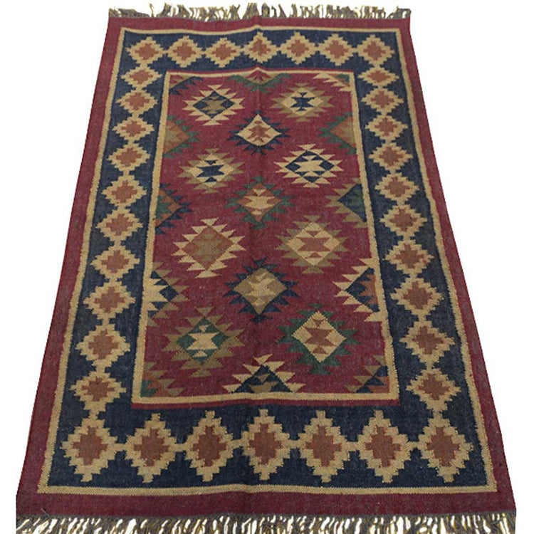 Handmade jute carpet
