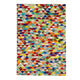 Kaleidoscope Prism Hand-Stitched Genuine Cowhide Rug