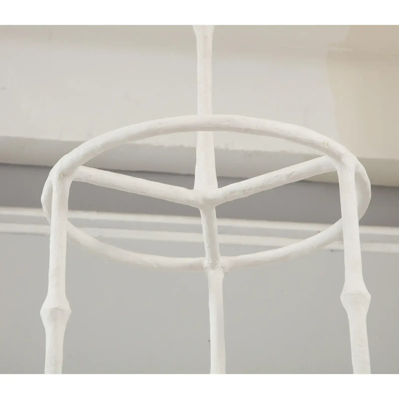 Bespoke Plaster Alard Three-Light Fixture