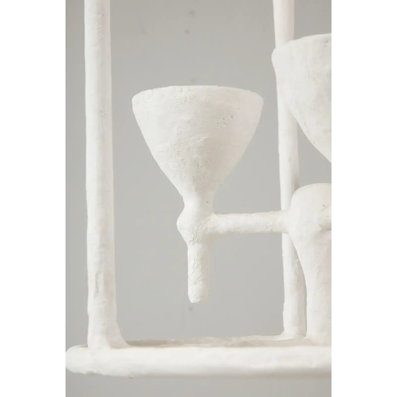 Bespoke Plaster Alard Three-Light Fixture