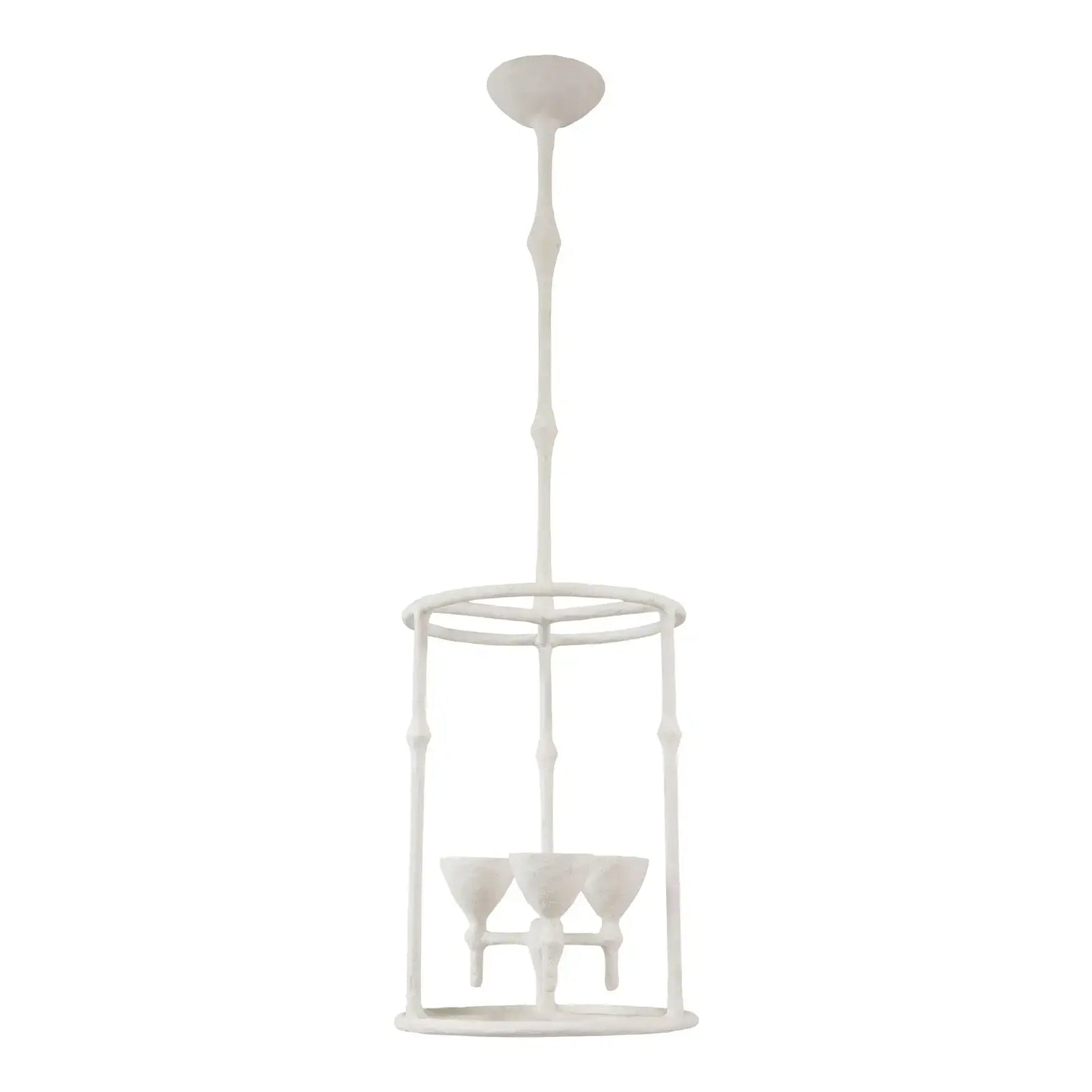 Bespoke Plaster Alard Three-Light Fixture