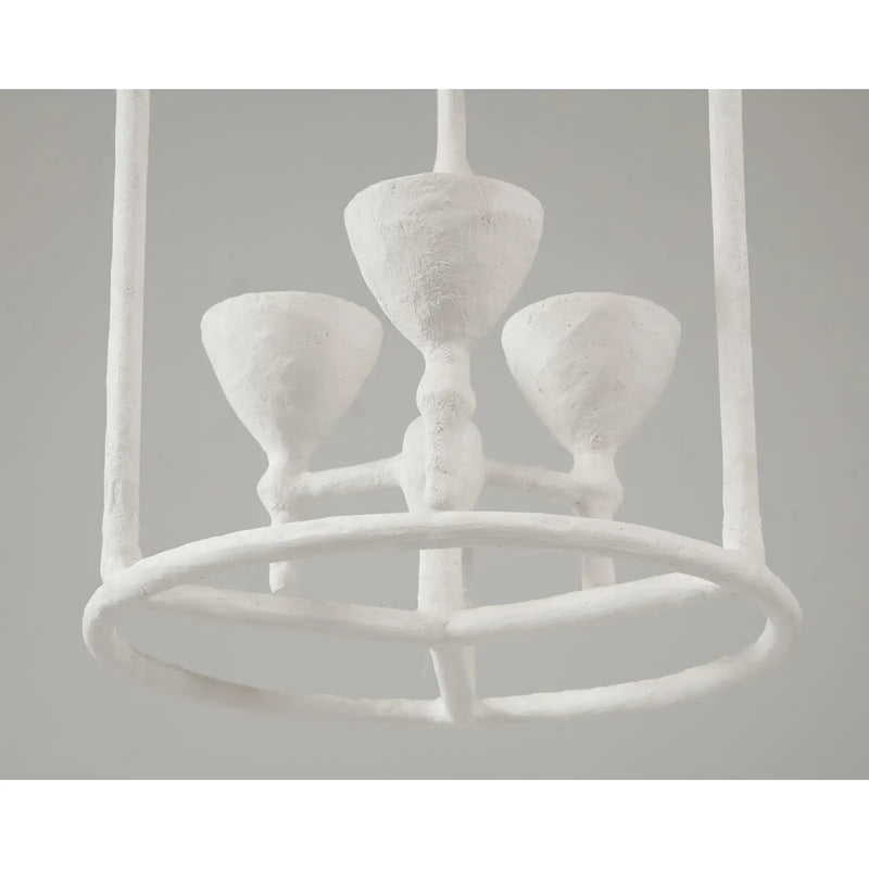 Bespoke Plaster Alard Three-Light Fixture