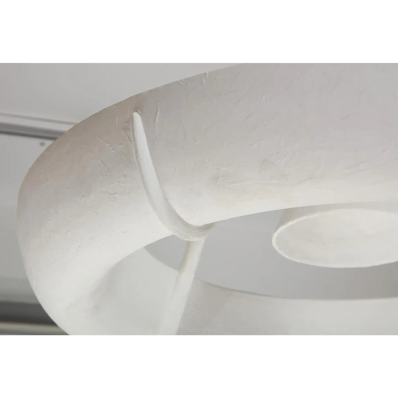 Bespoke Sculptural Plaster Light Fixture in the Jean-Michel Frank Manner