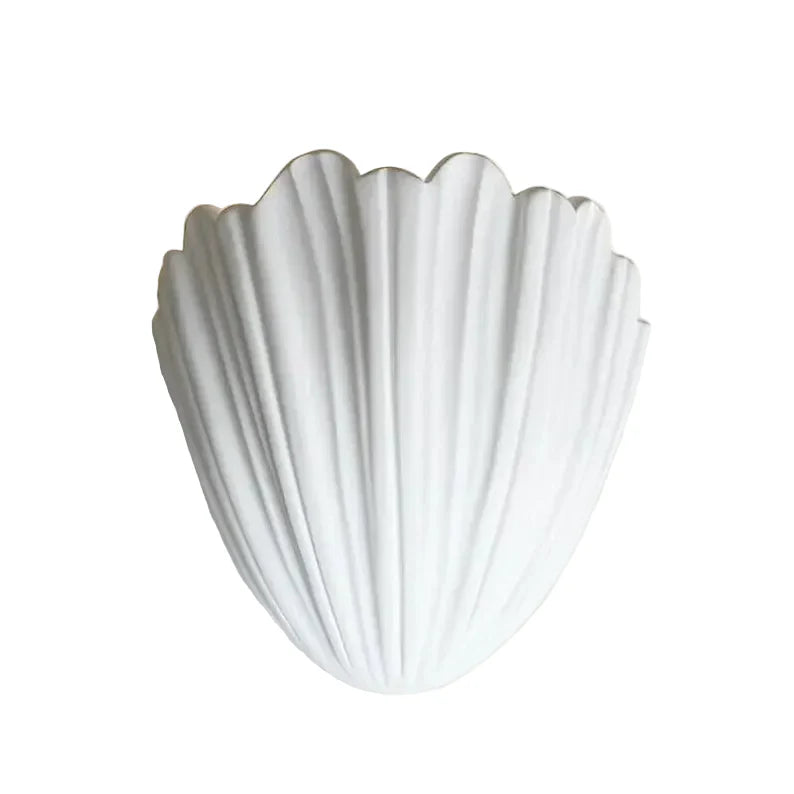 Acanthus Plaster Shell Wall Sconce Lamp 1930 Hollywood Regency Art Deco