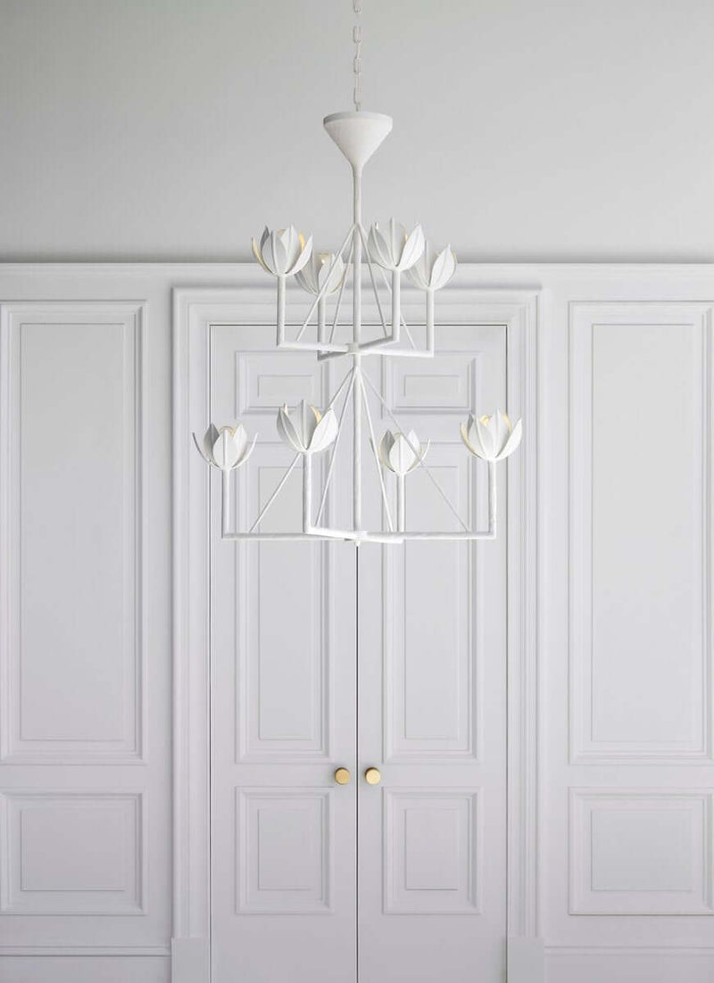 Alberto Medium Two-Tier Chandelier